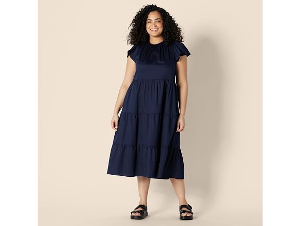 Amazon Essentials Women Regular-fit Dress Navy