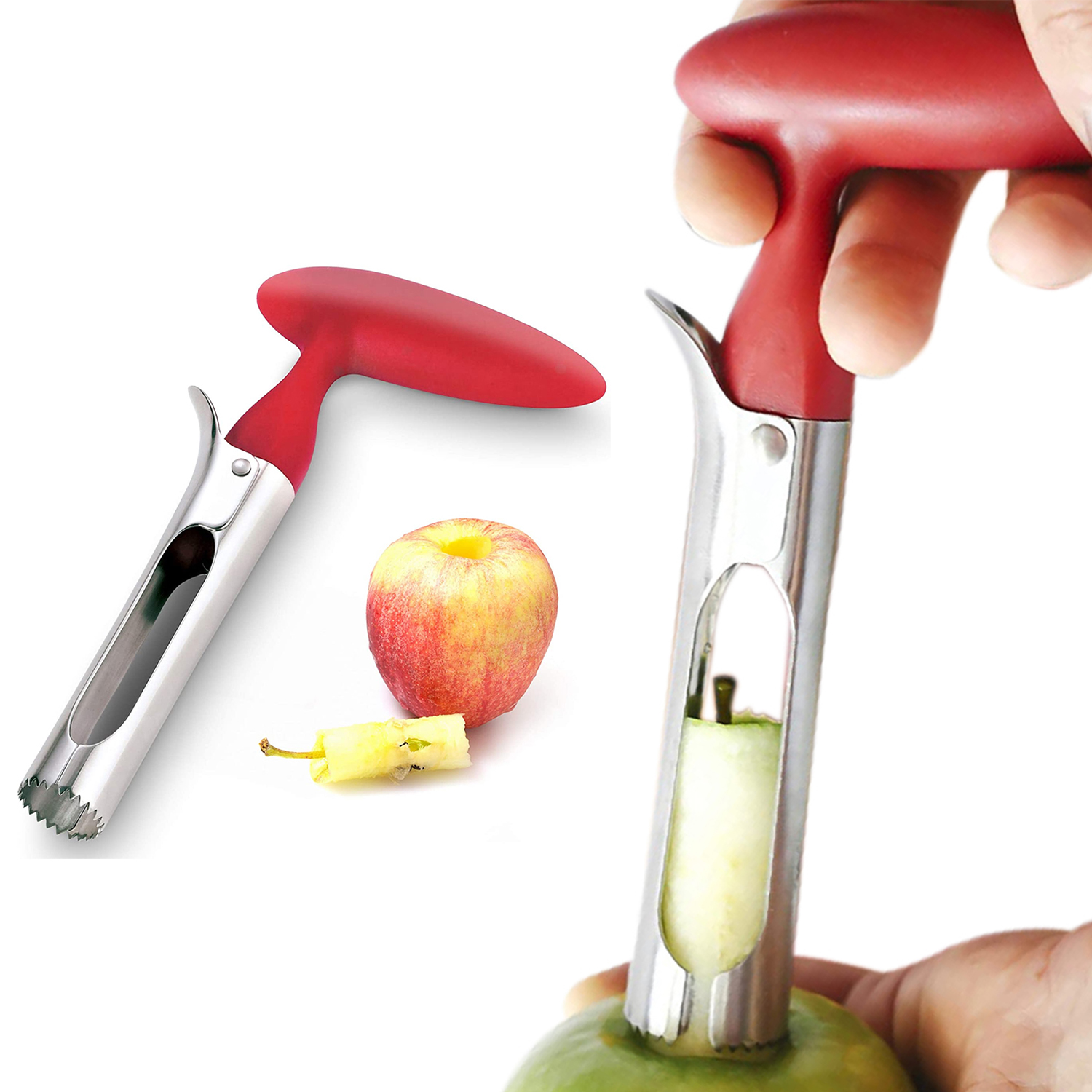 2-Pack: Stainless Steel Fruit Corer - Gallery 7