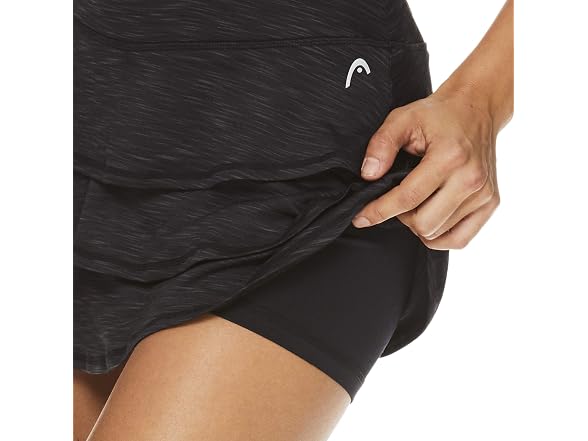 HEAD Women (L) Skort Scallop Black Night