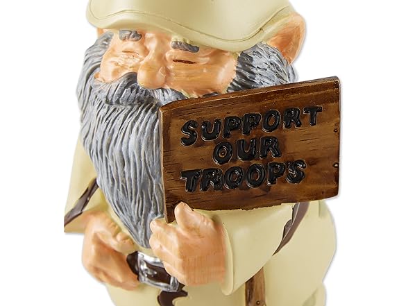 Accent Plus Support Our Troops Gnome