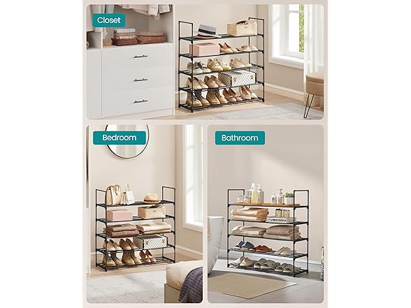 SONGMICS Shoe Rack, 5-Tier