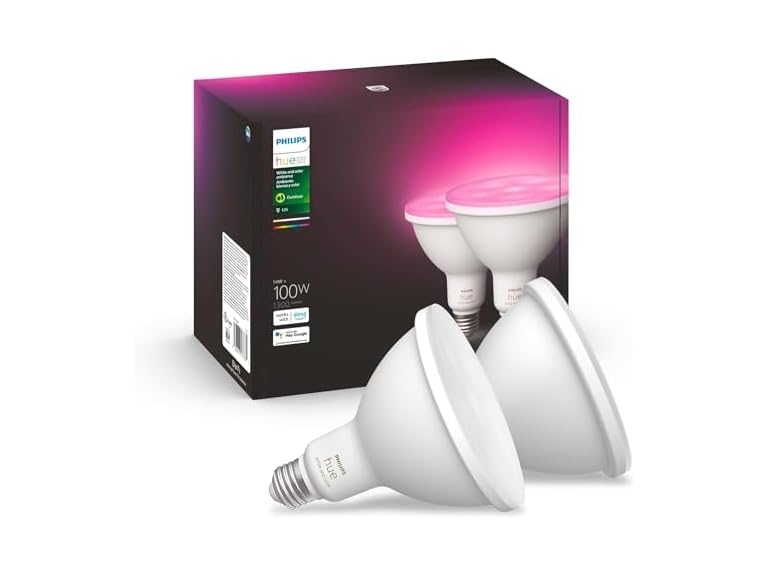 Philips Hue Smart 100W PAR38 LED Bulb