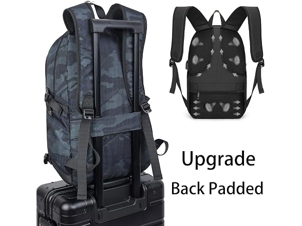 Tzowla Blue Camo 15.6" Laptop Backpack