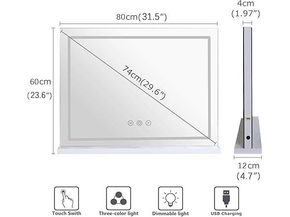 Despful Despful Makeup Vanity Mirror with Lights