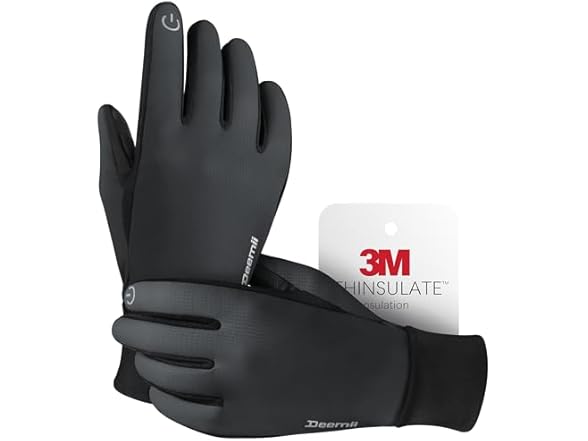 Deemii Winter Gloves Black M