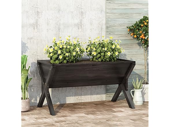 Christopher Knight Home Erika Planter, Dark Gray