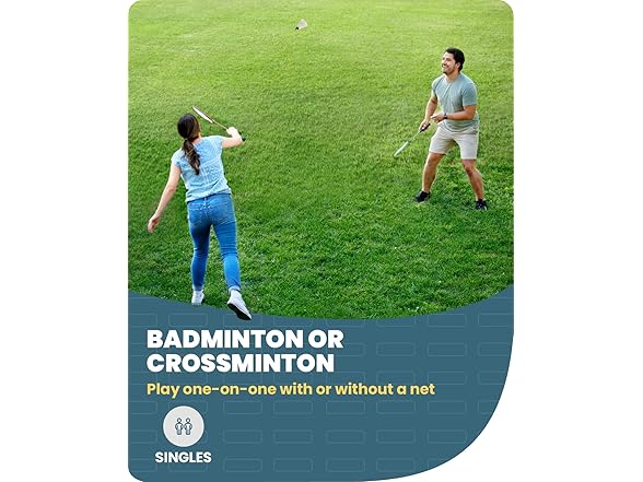 4 Player Badminton Racket Set