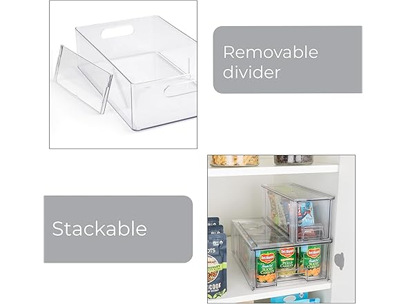 Smart Design Small Pull-Out Storage Bin