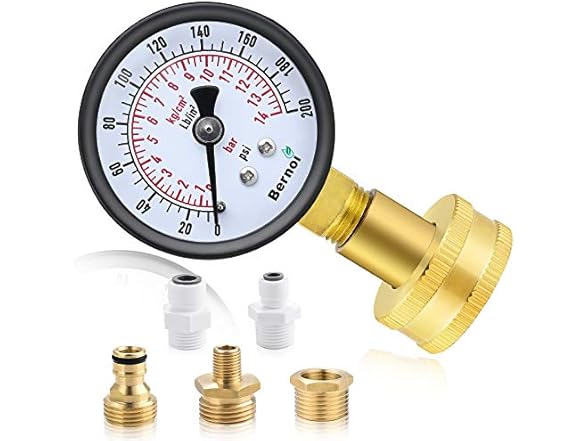 Universal Water Pressure Test Gauge Kit