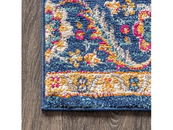 JONATHAN Y Boho Vintage Rug 8x10 Blue