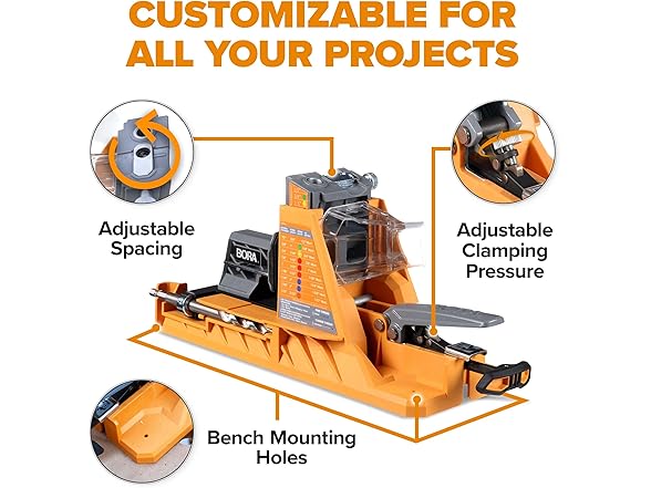 BORA BR-A170201 BORA Automatic Pocket Hole Jig Oran