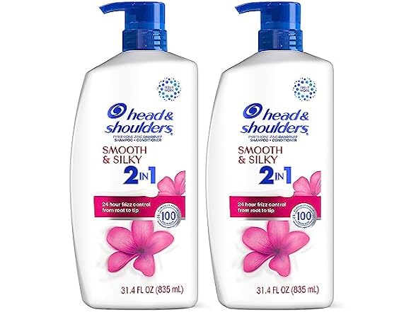 Head and Shoulders Smooth Silky 2in1 Twin Pack