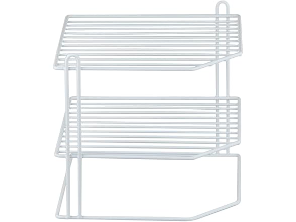 Home Basics Corner Rack, White
