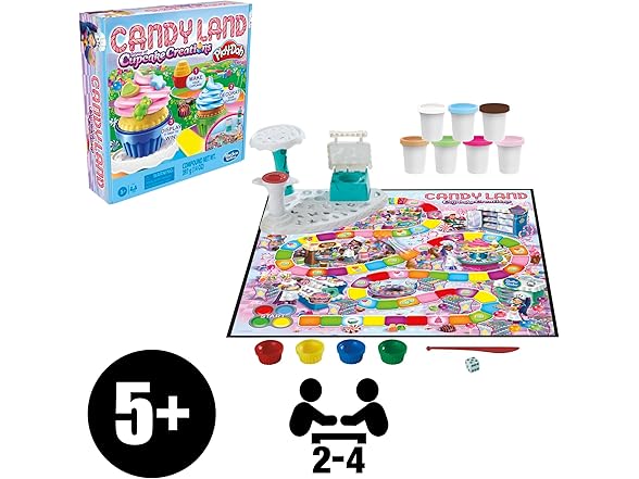 Hasbro Gaming Candy Land Cupcake Creations