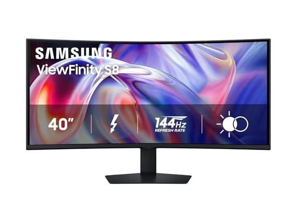 (NEW) SAMSUNG 40" ViewFinity S8 Curved Monitor