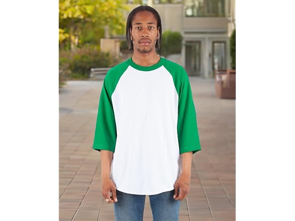 Shaka Wear Men (3XL) Baseball Raglan Shirt
