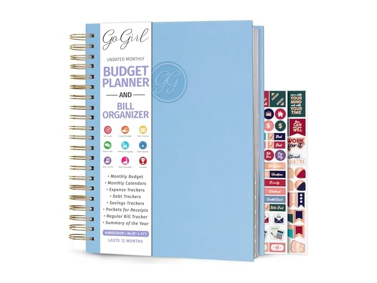 1 Year Budget Planner & Bill Organizer