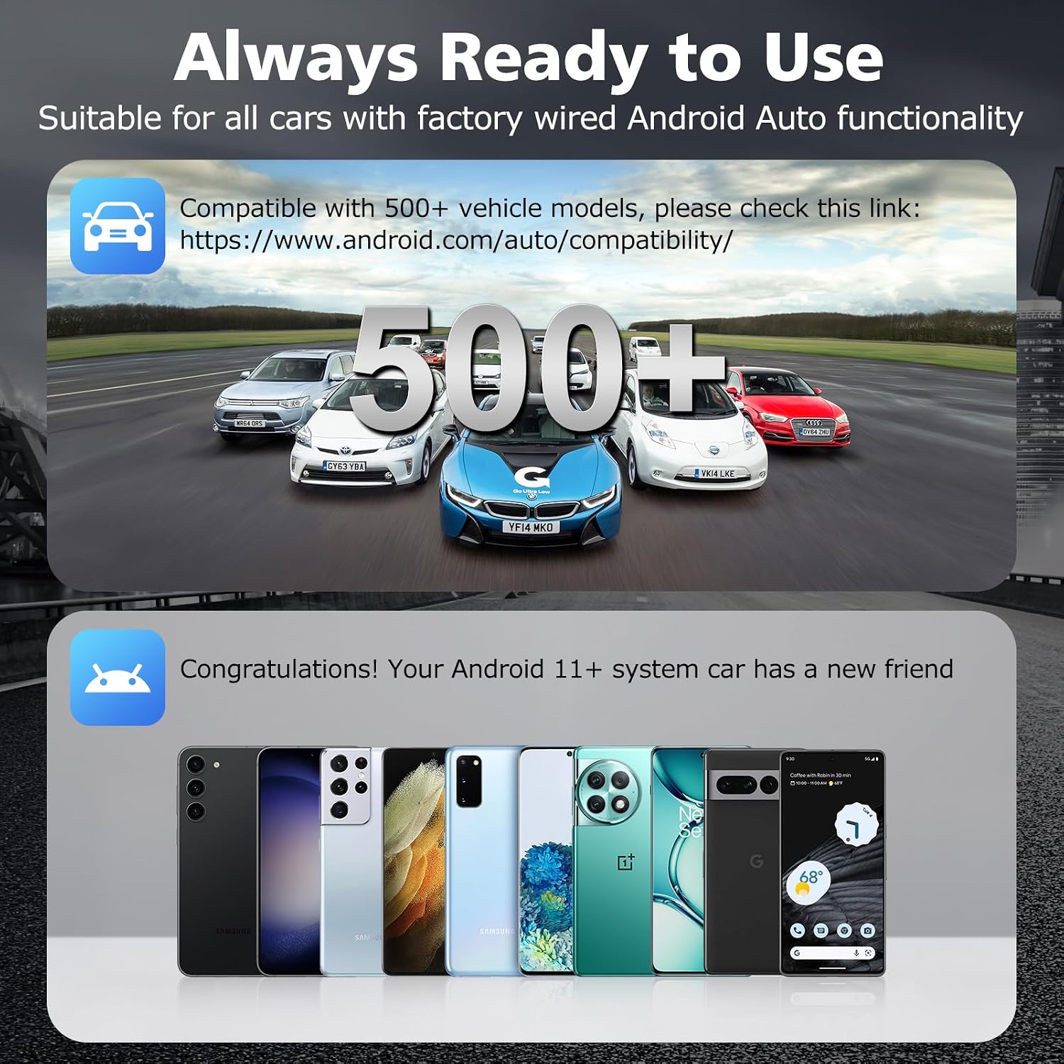 Wireless Android Auto Car Adapter - Gallery 12