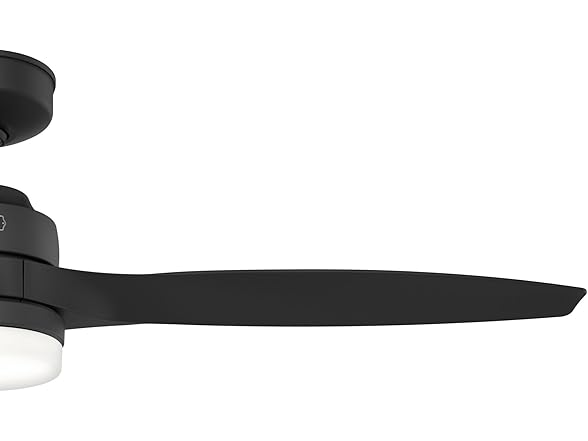 Hunter Fan 52" Matte Black Indoor/Outdoor Ceiling Fan