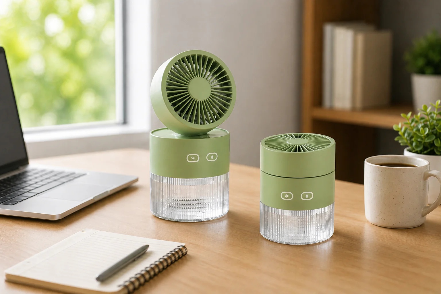 Mist Cooling Fan Compact Desktop Fan - Gallery 15