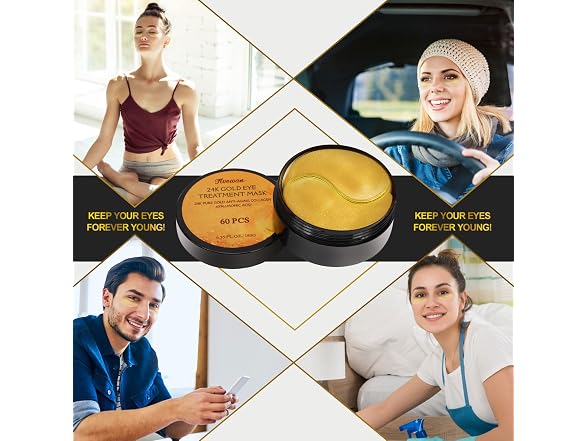24k Gold Under Eye Patches