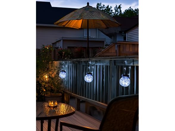 PARTPHONER Solar Lantern 12 Pack Cold White