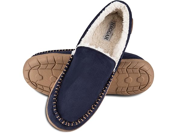 Haggar Men's Venetian Slipper (11-12)
