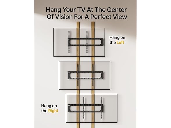 monTEK Heavy Duty Fixed TV Wall Mount | 60-120"