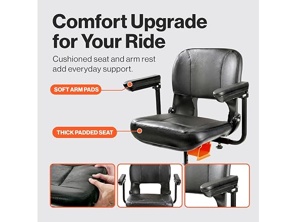 SuperHandy GUT143 Cushoined Seat