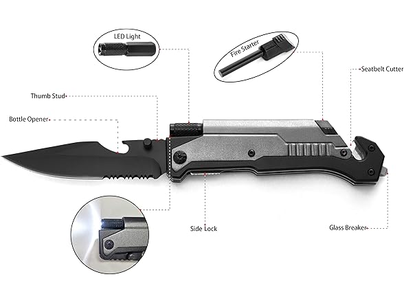 Personalized Engraved Folding Knife