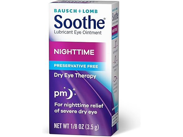 Bausch + Lomb Lubricant Nighttime Dry Eye Ointment