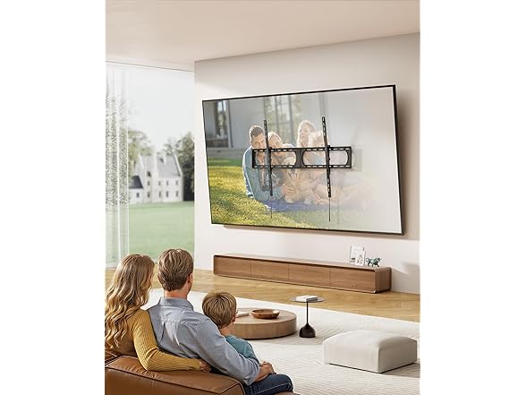 monTEK Heavy Duty Tilting TV Wall Mount | 37-140''