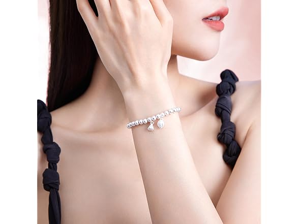 Zhou Liu Fu Silver Ball Bracelet