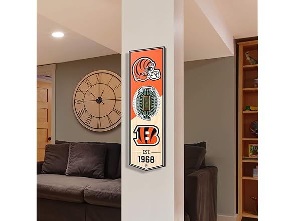 CINCINNATI BENGALS 3D Stadium Banner