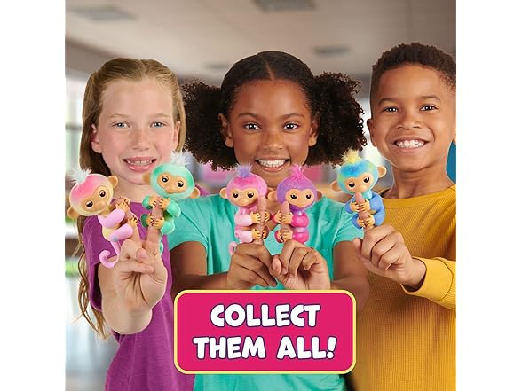 Fingerlings 2023 Interactive Baby Monkey Set