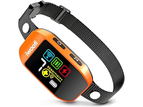 IWOOFI New 2025 Dog Bark Collar -Smart Bark