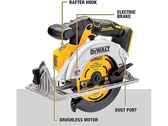 DEWALT DCS565B 6-1/2 Circ Saw
