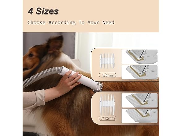 Whall TSA008 Whall Pet Vacuum Suction Clipper - Low Noise 3 