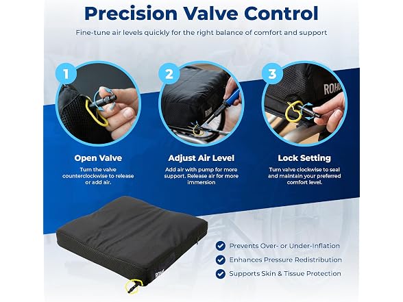 Roho Low Profile Wheelchair Cushion 18 19" x 16