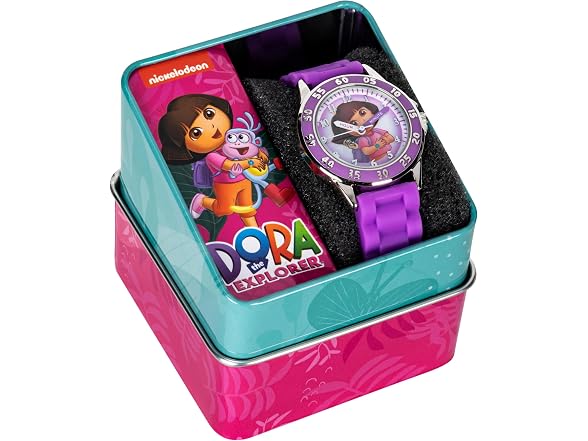 Accutime Dora the Explorer Girls Analog Watch