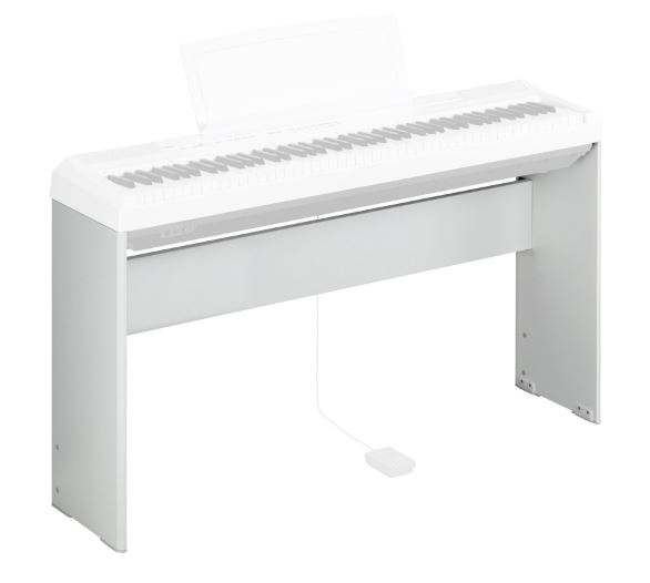 Yamaha L85W Electric Piano Keyboard Stand White - Gallery 2