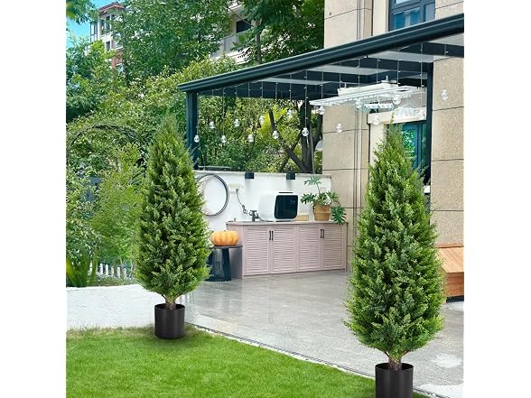 FZHCZWZX Artificial Topiary Tree 2 Set