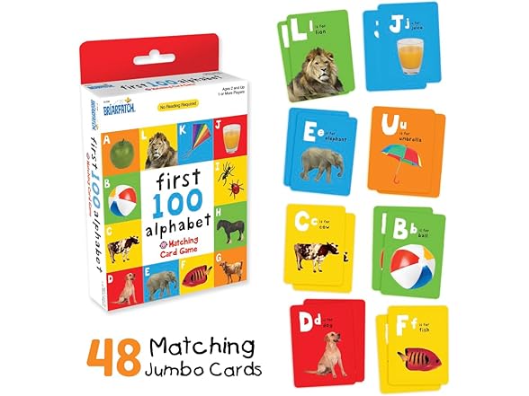 Briarpatch, First 100 Alphabet Matching Card Game
