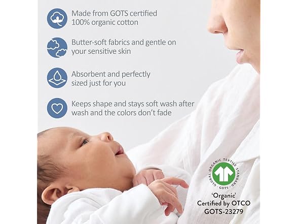 Butterblu Bailey 10-Pack Burp Cloths