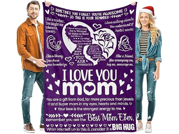 YUzzles Mothers Day Blanket Gifts