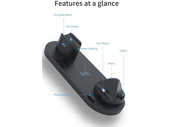 Generic Wireless Phone Charger 6 in 1