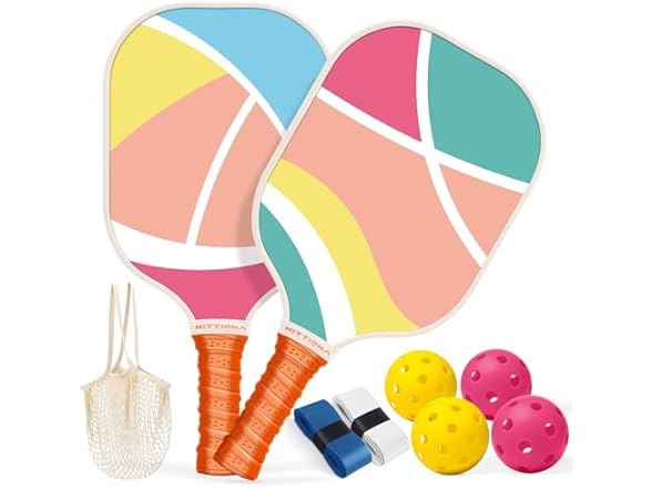 HITTIONA Pickleball Paddles Set of 2