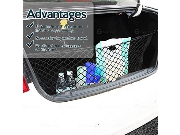 Zone Tech Large Pocket Mesh Storage Net, 2Pk