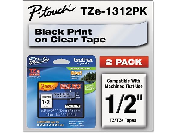 Brother TZe Standard Adhesive Laminated
