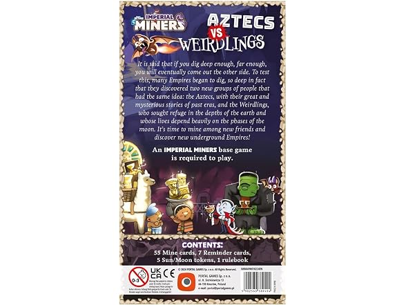 Portal Games Imperial Miners Aztecs Vs